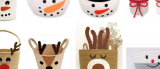 Xmas basket/decors